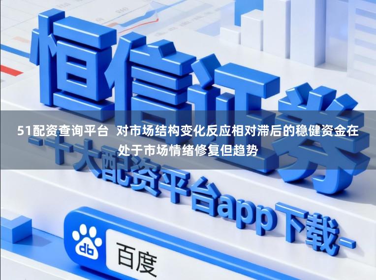 51配资查询平台  对市场结构变化反应相对滞后的稳健资金在处于市场情绪修复但趋势
